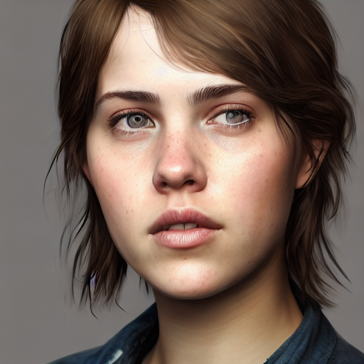 ArtStation - Portrait of Ellie Williams